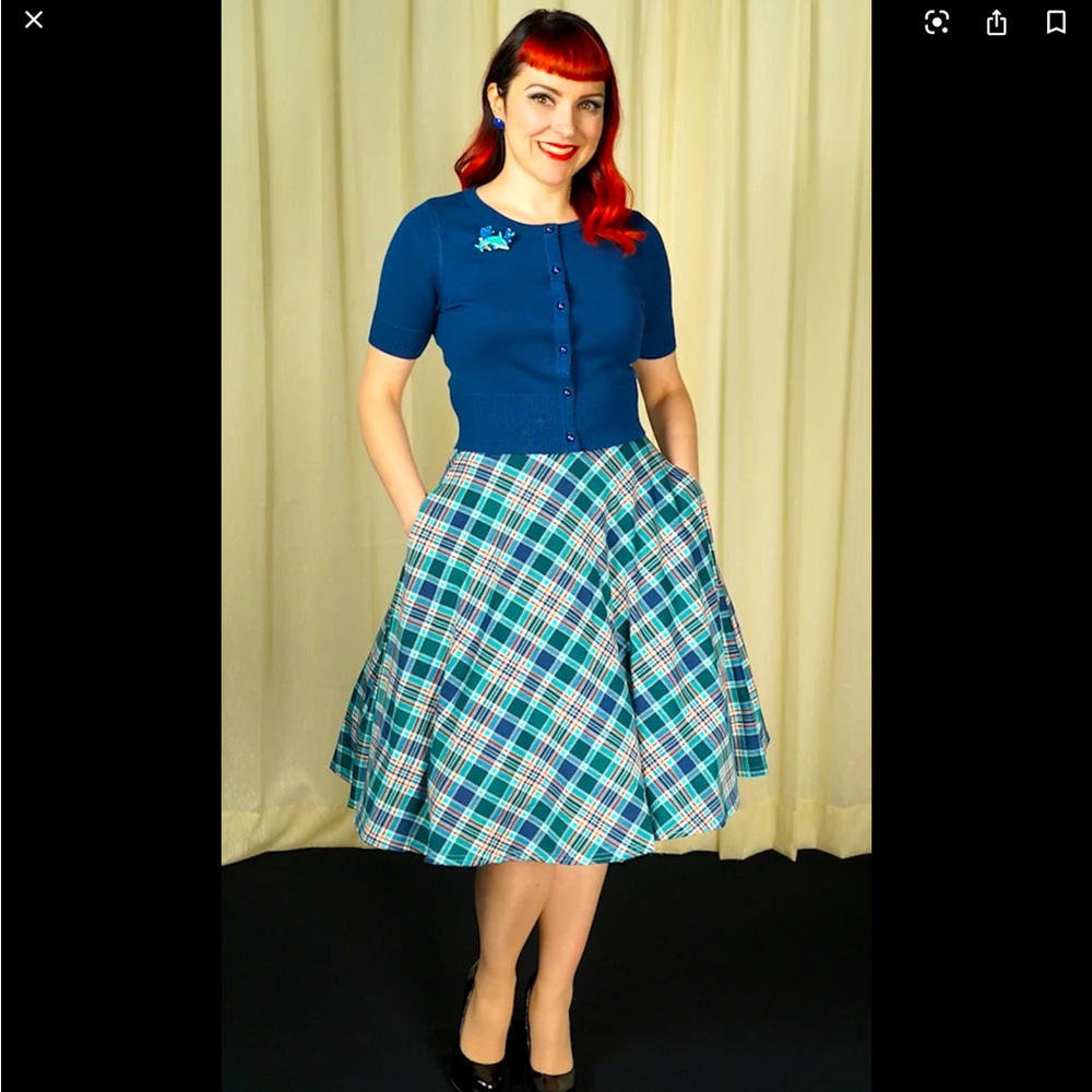 💙💚Modcloth plaid skirt💚💙